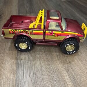 Vintage Nylint Pressed‎ Steel Rhino 2 4x4 Chevy Pickup Truck Made In USA Clean